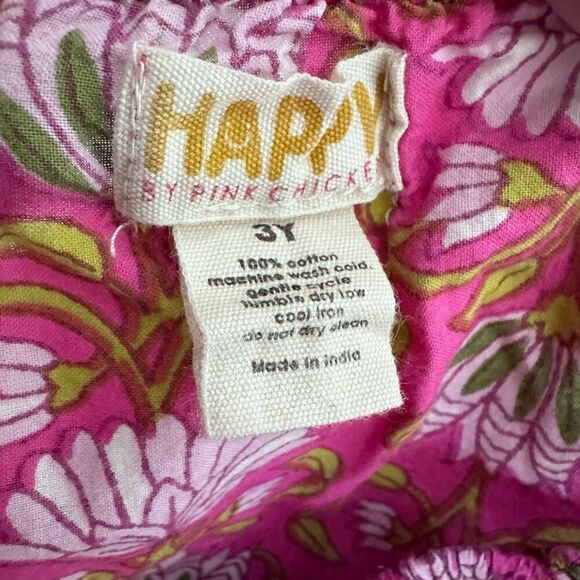 Pink Chicken Happy Cotton Dress size 3 Years - Picture 3 of 3